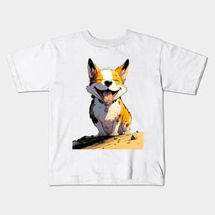 Pawsome: Corgis Dog Smiles Kids T-Shirt